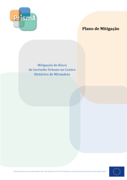 Plano de Mitigação - Câmara Municipal de Mirandela