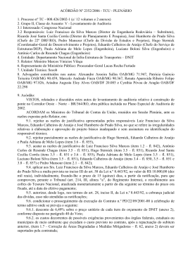 ACÓRDÃO Nº 2352/2006 - TCU - PLENÁRIO 1. Processo nº TC