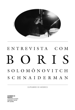 Entrevista com Boris Solomonóvitch