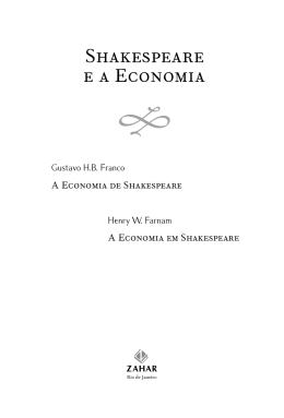 Trecho - Shakespeare e a economia