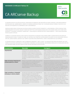 CA ARCserve Backup