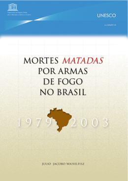 mortes matadas por armas de fogo no brasil