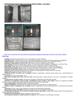 refrigerador frost free electrolux infinity (di80x)
