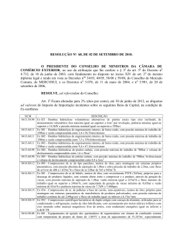 Resolução n.º 68 de 02 09 2010 - Ministério do Desenvolvimento