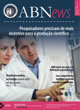 Ações mobilizadoras da ABN - Academia Brasileira de Neurologia
