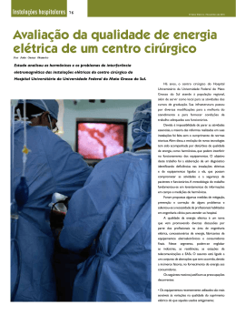 Instalações hospitalares - Revista O Setor Elétrico