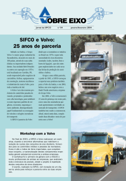 SIFCO e Volvo: 25 anos de parceria