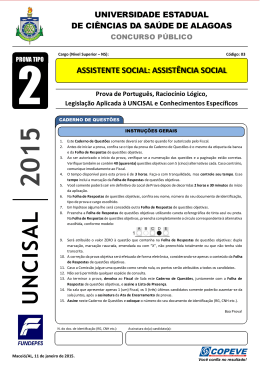 03 - ASSISTENTE SOCIAL - ASSISTÊNCIA SOCIAL