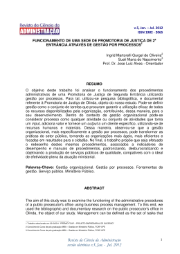 Revista da Ciência da Administração versão - FCAP