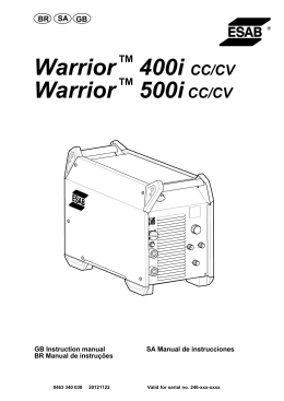 Warrior 400i CC/CV Warrior