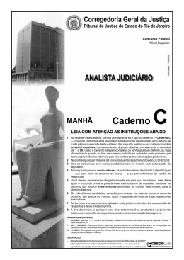 Prova C - Tribunal de Justiça do Estado do Rio de Janeiro