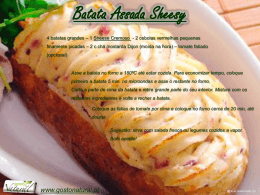 Sheesy Baked potato Serves 4 WHAT YOU NEED 4 Large baking