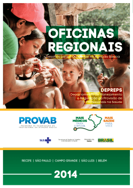 Publicação Oficinas Regionais Provab e Mais Médicos 2014