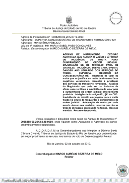 Poder Judiciário Tribunal de Justiça do Estado do Rio de Janeiro