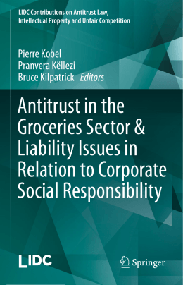 Antitrust in the Groceries Sector & Liability Issues in Relation to