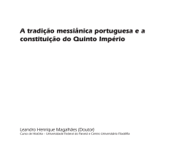 A tradição messiânica portuguesa e a constituição do Quinto