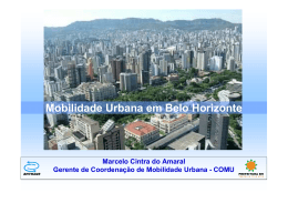 Mobilidade Urbana em Belo Horizonte
