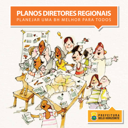 planos diretores regionais - Prefeitura Municipal de Belo Horizonte