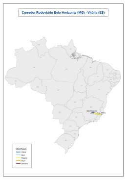 Corredor Rodoviário Belo Horizonte (MG)