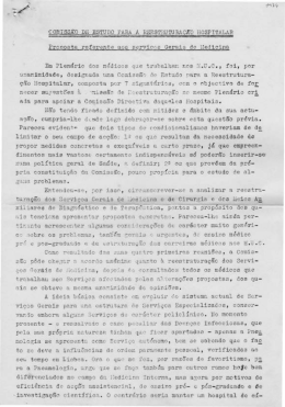 Proposta referente aos sErviços Gerais de I,Iedicina .óm r encATlO