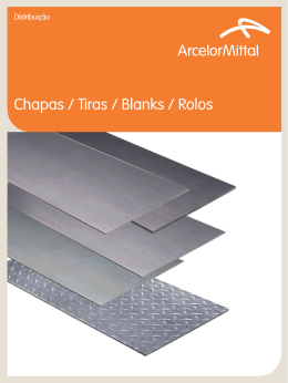 Chapas / Tiras / Blanks / Rolos
