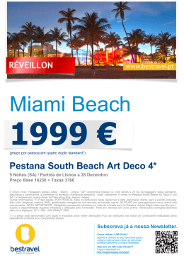 Pestana South Beach Art Deco 4*