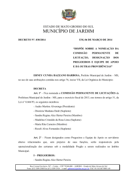 Decreto 030_Comissão Permanente de Licitação