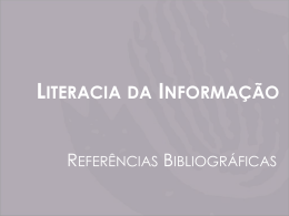 Referências Bibliográficas - Agrupamento Escolas João da Silva