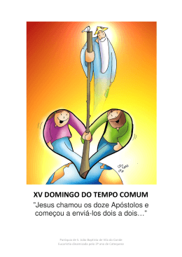 XV DOMINGO DO TEMPO COMUM - Paróquia de Vila do Conde