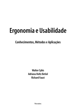 Cap 01 - Livro Ergonomia e Usabilidade