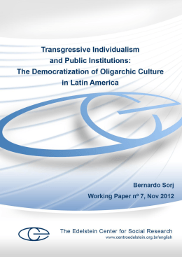 Transgressive Individualism and Public Institutions