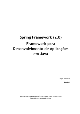 Spring Framework (2.0) Framework para