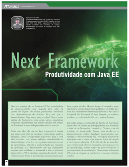 Next Framework – Produtividade com Java EE