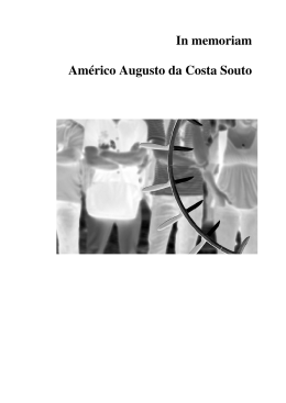 In memoriam Américo Augusto da Costa Souto