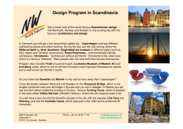 Design Program in Scandinavia