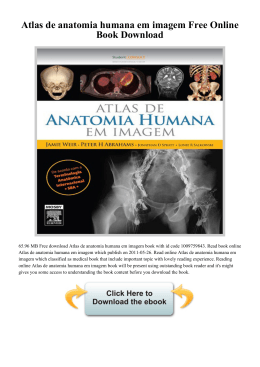 Atlas de anatomia humana em imagem Free Online Book
