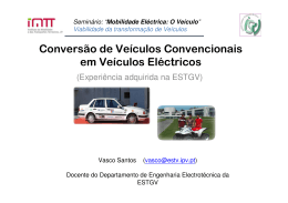 Conversão de Veículos Convencionais em Veículos Eléctricos