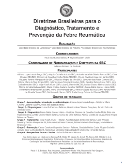 Diretrizes Brasileiras para o Diagnóstico