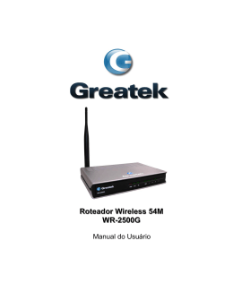 Roteador Wireless 54M WR-2500G