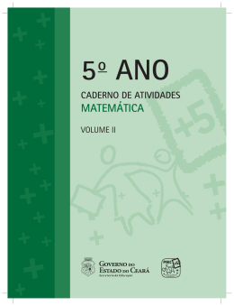 Matemática - CAD DO ALUN - 5º ano - 3º e 4º Bimestre.indd