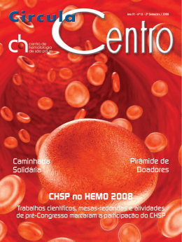 04 CHSP no HEMO 2008 - Headline | publicações e assessoria
