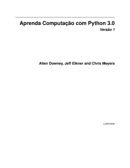 Aprenda Computação com Python 3.0