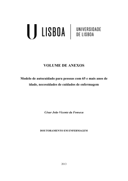 VOLUME DE ANEXOS - Repositório da Universidade de Lisboa