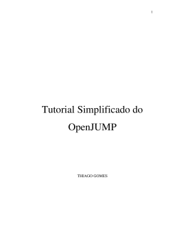 Tutorial Simplificado do OpenJUMP