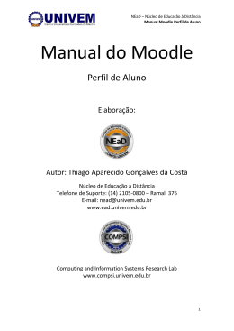 Manual do Moodle - ead