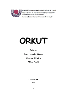 Apostila Orkut - Curso de Ciência da Computação