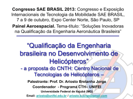 “Qualificação da Engenharia brasileira no