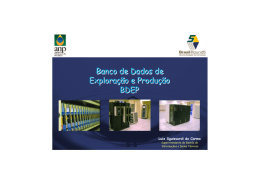 Banco de Dados de Exploração e Produção BDEP