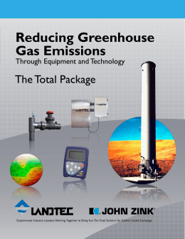Reducing Greenhouse Gas Emissions
