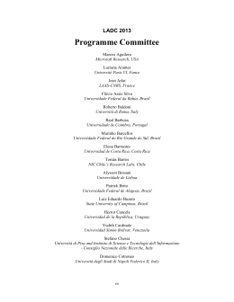 Programme Committee